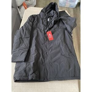 CAMEL CROWN Men’s Quilted Parka Jacket Gray/Black Size XXL NWT